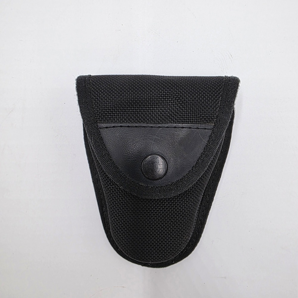 Gould & Goodrich X71 Handcuff Case Black Ballistic Nylon Leather Trim Duty‎ Gear